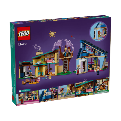 Olly und Paisleys Familienhäuser, ab 7 Jahren, 42620, Lego Friends