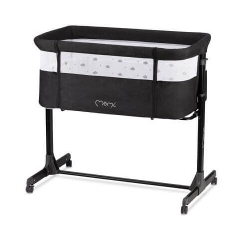 Patut Beistellbett Revo, 9 kg, Schwarz, Momi