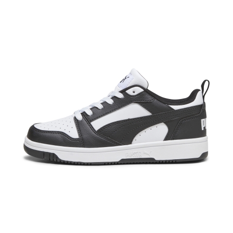 Puma Rebound V6 Lo Sneakers Jugendliche Schuhe Für Für Kinder | White/Black | Größe: 36