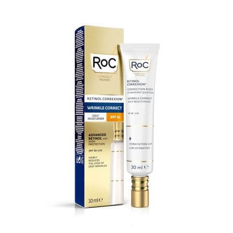 Anti-Falten-Creme mit Sonnenschutz SPF 30 Retinol Correxion, 30 ml, Roc