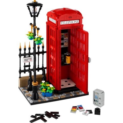 Rote Londoner Telefonzelle