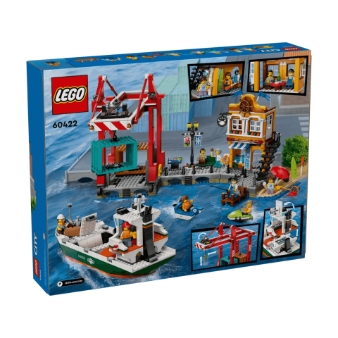 Stadthafen und Frachtschiff, ab 8 Jahren, 60422, Lego