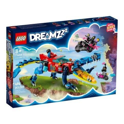 Krokodil Auto, +8 Jahre, 71458, Lego Dreamzzz