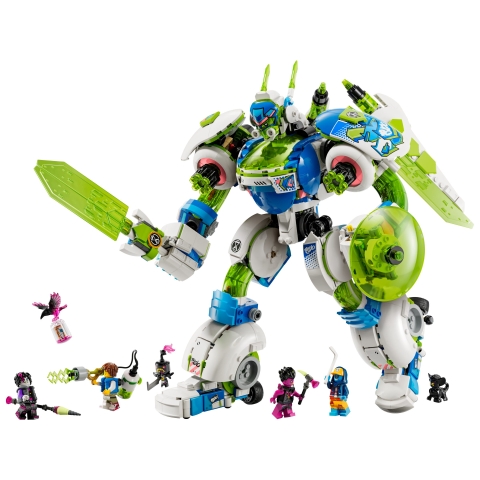 Mateo und Z-Blob der Ritter-Mech