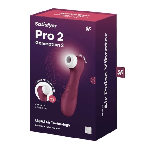 Klitoris-Saugstimulator Satisfyer Pro 2 Generation 3 Rot