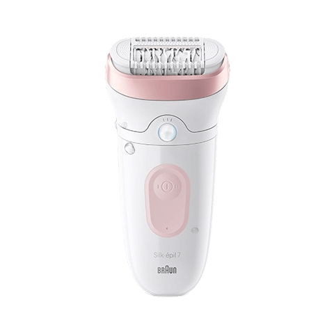 Braun Silk-épil 7, Epilierer 7-000, weiß/rosa