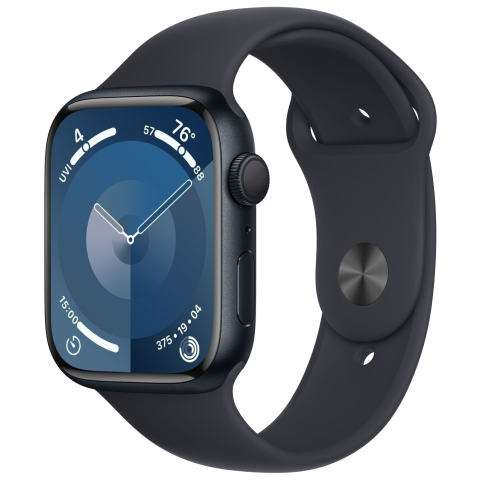 Watch 9 GPS Alu 45mm Sportarmband Mitternacht S/M MR993