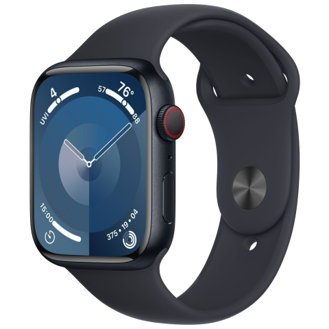 Watch 9 LTE Alu 45mm Sportarmband Mitternacht S/M 3M597