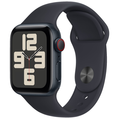 Watch SE 2022 LTE Mitternacht Alu 40mm Sportarmband Mitternacht S/M MRG73