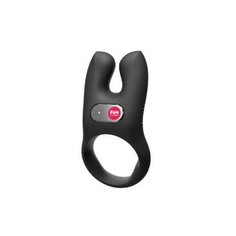 Fun Factory Nose Nose Vibrating Cock Ring Schwarzer vibrierender Cockring