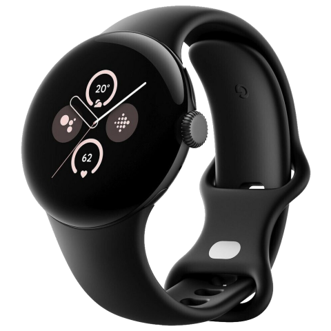 Pixel Watch 2 4G Matte Black Sportarmband Obsidian