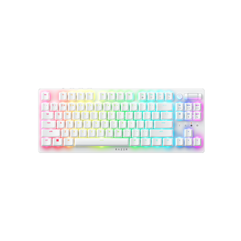 Razer DeathStalker V2 Pro Tenkeyless - Wireless Low Profile Optical Gaming Keyboard - White Edition