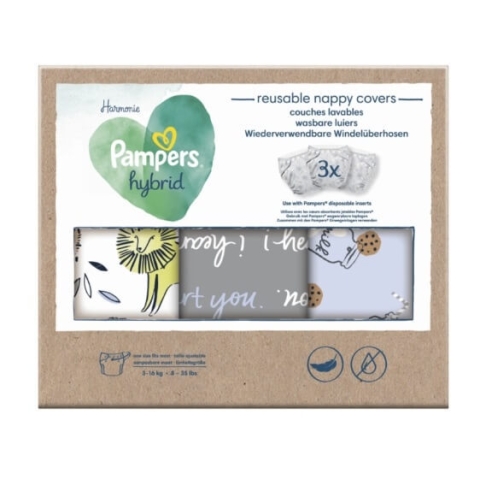 Pampers, Harmonie, Hybrid-Windeln, 3 Stück