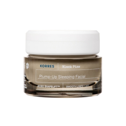 Korres Black Pine Plump-Up Nachtcreme - Straffende Creme, 40ml