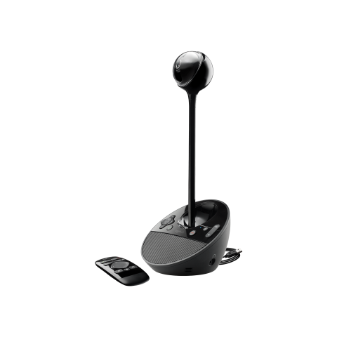 BCC950 Webcam, Freisprecheinrichtung, Fernbedienung für bis zu 4 Personen - Schwarz