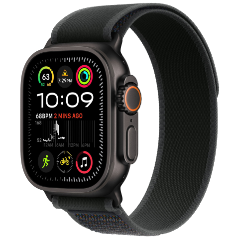 Watch Ultra 2 2024 LTE 49mm Trail Loop Schwarz M/L MX4V3