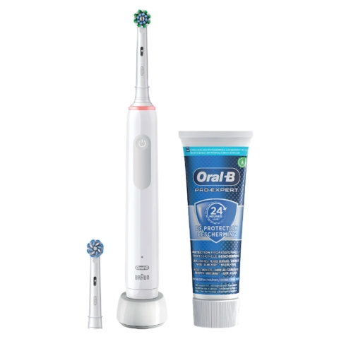 Oral-B Pro 3800 White + Brush and Toothpaste