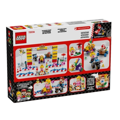 Mario Kart Set Baby Peach und Grand Prix Super Mario, ab 8 Jahren, 72036, Lego