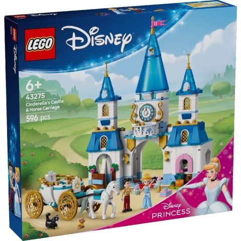 Cinderellas Schloss und Kutsche, 43275, + 6 Jahre, Lego