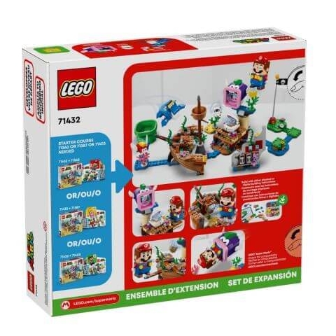 Dorrie's Sunken Wreck Adventure Erweiterungsset, ab 7 Jahren, 71432, Lego Super Mario