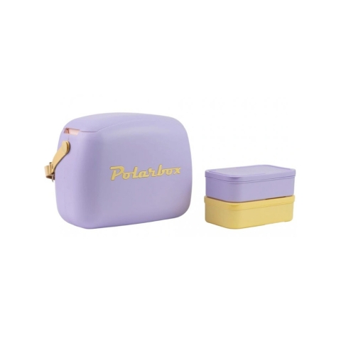 Polarbox Lilac - Yellow Pop 6 L. Køleboks