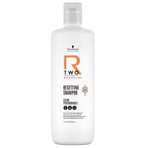 Schwarzkopf Professional Bonacure R-Two Resetting Shampoo für extrem geschädigtes Haar, 1000 ml