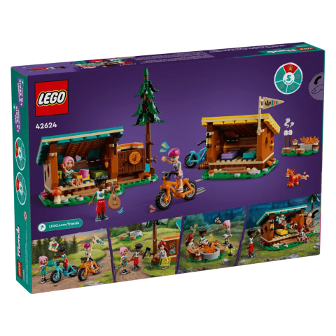 Gemütliche Hütten im Adventure Camp, ab 7 Jahren, 42624, Lego Friends