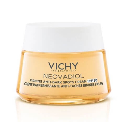 Vichy Neovadiol Straffende und Anti-Pigmentierungs-Tagescreme SPF 50 Post-Menopause, 50 ml
