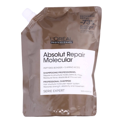 Loreal Absolut Repair Molecular Shampoo Refill 500 ml