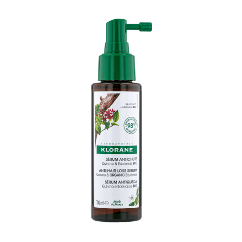 Klorane, Serum gegen Haarausfall mit Chinin und Bio-Edelweiss, 100 ml
