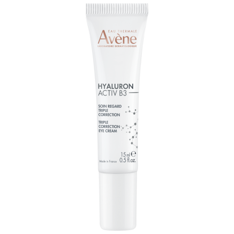 Avene Hyaluron Activ B3 Augencreme mit dreifacher korrigierender Wirkung, 15 ml