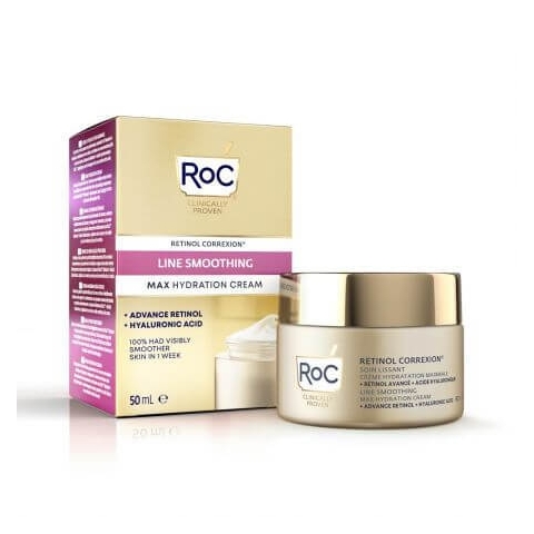 Intensiv feuchtigkeitsspendende Gesichtscreme Retinol Correxion Line Smoothing, 50 ml, Roc