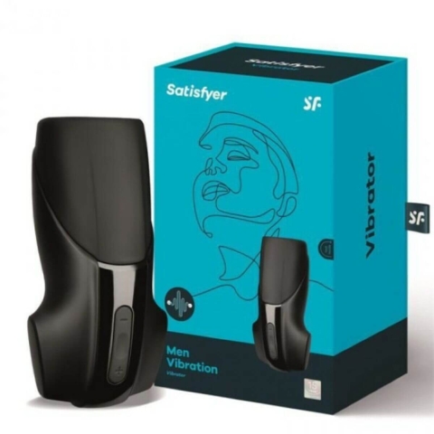 Masturbator Satisfyer Männer Vibration Schwarz