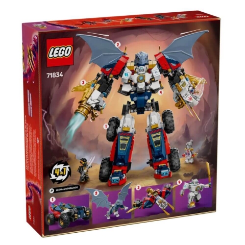 Zane Ninjago Ninjagos kombinierter Ultraroboter, 9 Jahre+, 71834, Lego