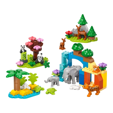Wildtier-Familien 3-in-1-Set