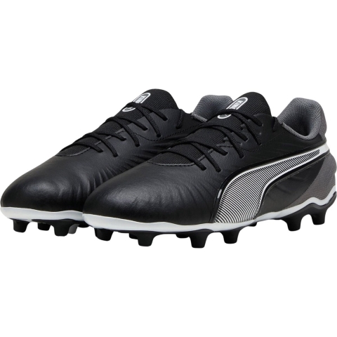 Puma KING MATCH FG/AG Fußballschuhe Teenager Für Für Kinder | Black/White/Cool Dark Gray | Größe: 29