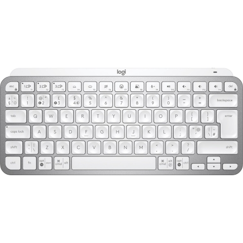 MX Keys Mini Minimalistische kabellose Tastatur mit Tastenbeleuchtung - Hellgrau Schweiz / Schweizer (Qwertz) Two Year Extended Warranty