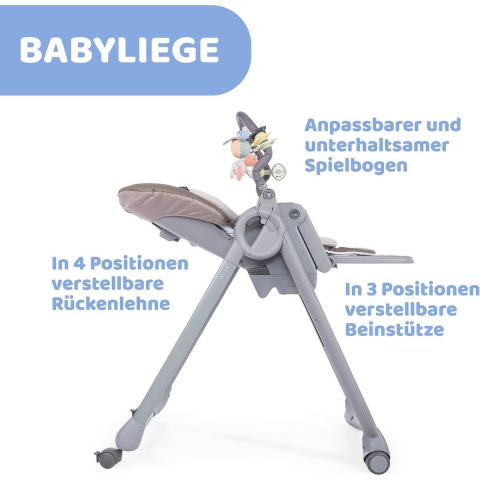 Chicco Polly Magic Relax Blue Passion Hochstuhl