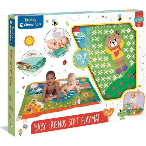 Clementoni Baby Friends Weicher Spielmattenteppich