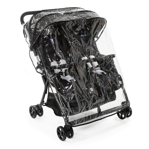Zwillings Kinderwagen Chicco Ohlala Twin Black Night