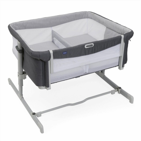 Chicco Beistellbett NEXT2ME Twins Magnet Grey