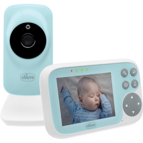 Video Baby Monitor Chicco Start con Schermo a Colori 3.2 , Portata 200 m