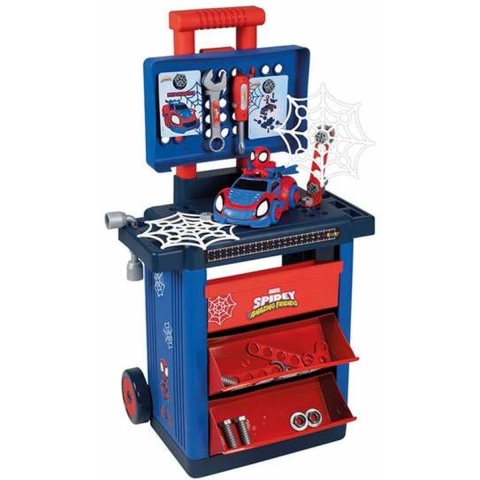 Smoby Marvel Disney Spidey Trolley Werkbankwagen