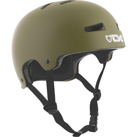 TSG Evolution Skatehelm - Satin Olive - Satin Olive / L/XL(57-59CM) - Scootworld.de