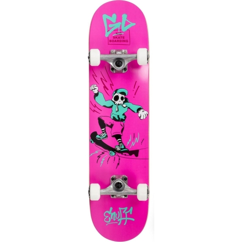 Enuff Skully Komplet Skateboard - Pink - Pink / 7.25"- Scootworld.de