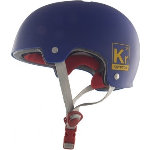 Alk13 Krypton Glossy Skaterhjelm - Blå - Blå / L-XL - Scootworld.de
