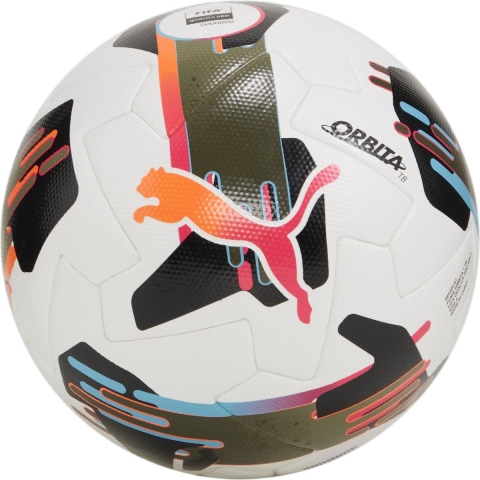 Puma Orbita 1 Fußball (FIFA® Quality) | Mit Other Pattern | White/Multicolor | Größe: 5