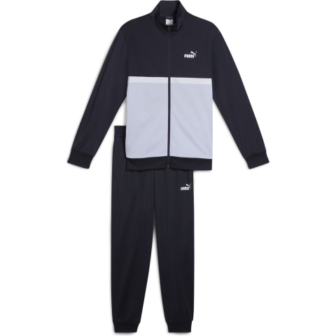 Puma Poly Colourblock Trainingsanzug Herren | Mit Color Blocking | New Navy | Größe: L