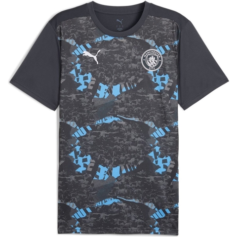 Puma Manchester City Aufwärmtrikot Herren | Strongray/Cool Light Gray | Größe: M
