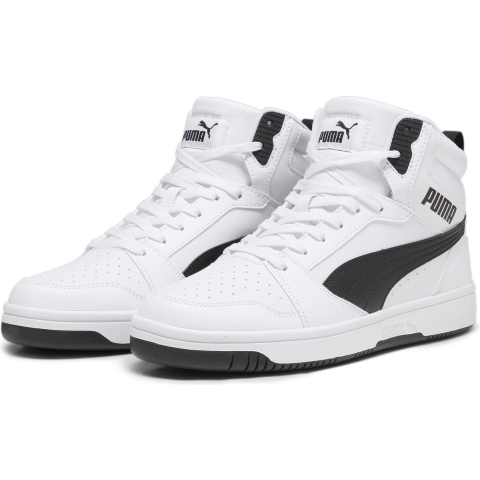 Puma Rebound Sneakers Schuhe | Mit Plain | White/Black | Größe: 41